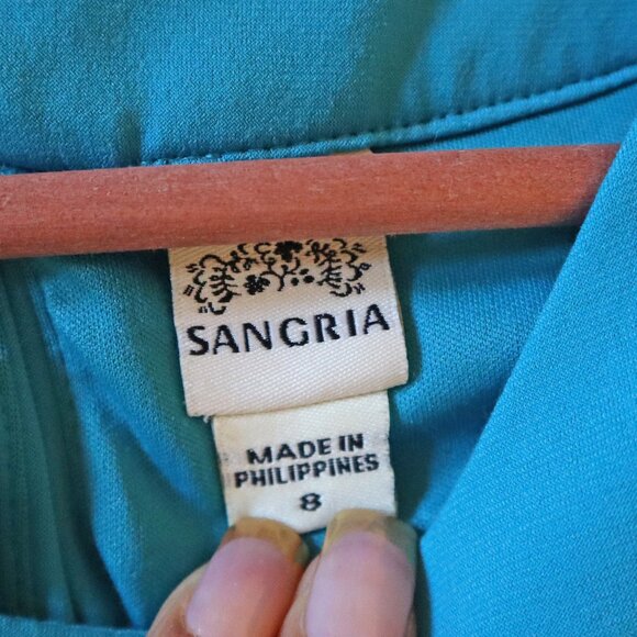 Sangria Blue Maxi Dress - Picture 2 of 7